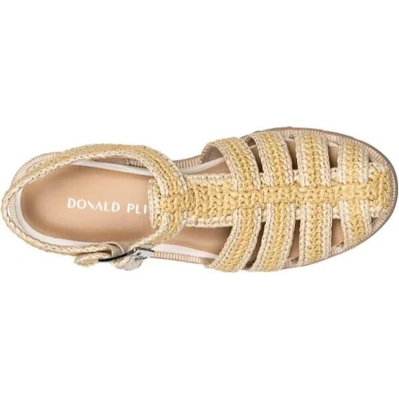 NEW Donald Pliner Laynar Fisherman Sandal (Women) FOAM SIZE 9/100%AUTHENTIC - Picture 3 of 7